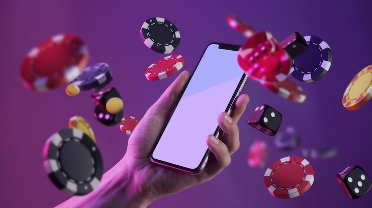 Mobile phone showing live blackjack table on mimpi jitu, with bet-placement buttons and dealer video feed in HD